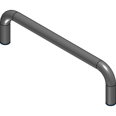USP-A4-HD-E - Stainless Steel Pull - Hygienic Design