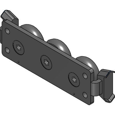 Cam Roller Carriages - Stainless Stee