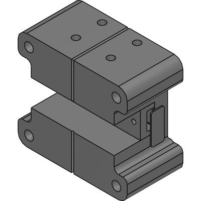 クイックポジショニングブラケット - 角シャフト用