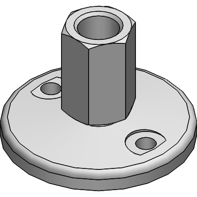 Leveling Adjuster - Anchor Type with Rubber Disk