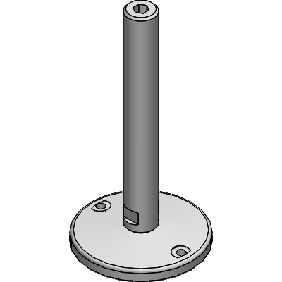 Leveling Adjuster with Socket Head - Anchor Type without Rubber Disk