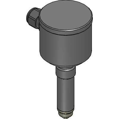 Capacitive level switch for double-walled or insulated tanks