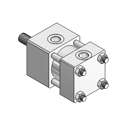 Front tapped holes