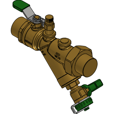Nexus Valve Combination Ball Valve / Strainer Industrial Valves