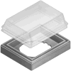Dust Cover - Snap-in or Bushing Mount - for Square or Rectangular
