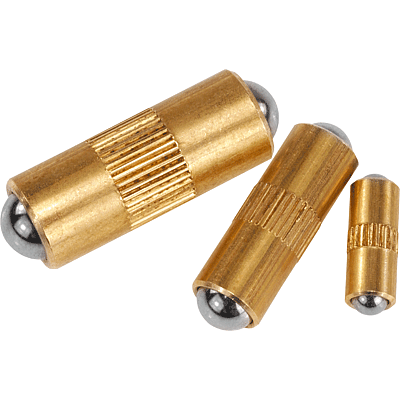 Zatrzaski sprężynowe gładkie, dwustronne