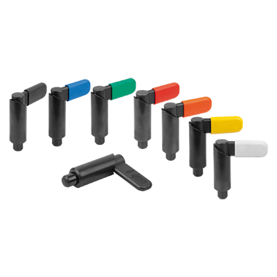 Cam-action indexing plungers