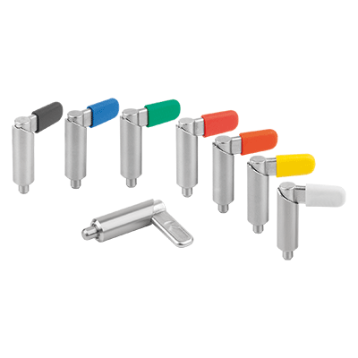 Cam-action indexing plungers stainless steel