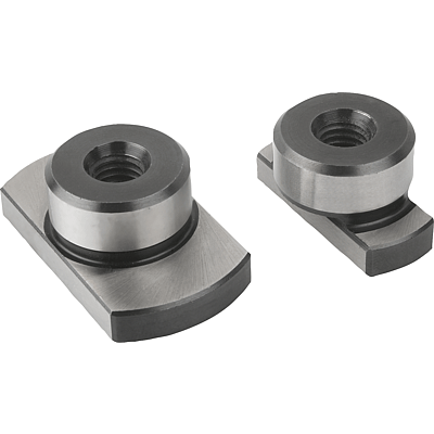 Tuercas correderas en ranura con fijación cilíndrica