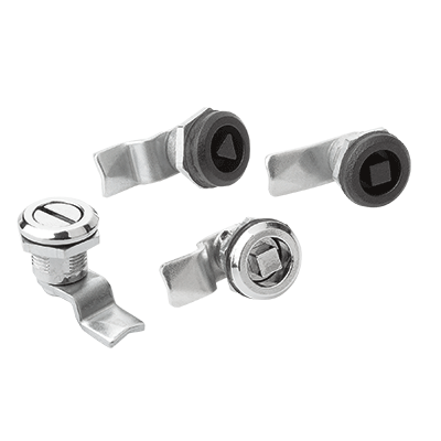 Serratura girevole compatta