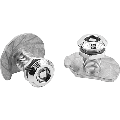 Serratura girevole con tacca graduale