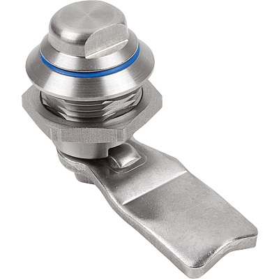 Quarter-turn lock stainless steel for sterile areas