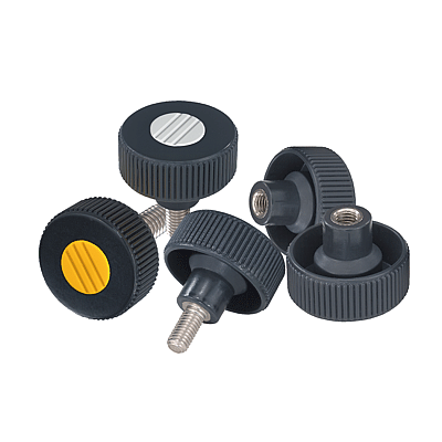 Knurled knobs metal parts stainless steel