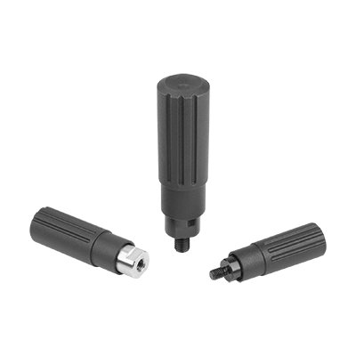 Cylinderhandtag i plast, vridbara