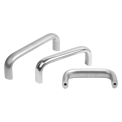 Pull handles stainless steel, oval