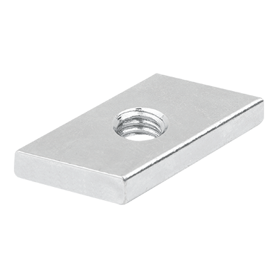 Plaques filetées à tête marteau pour rails de montage à profil en C système 28