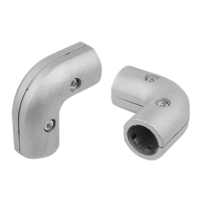 Raccords bout à bout 90° Ø30 type I avec dispositif anti-rotation