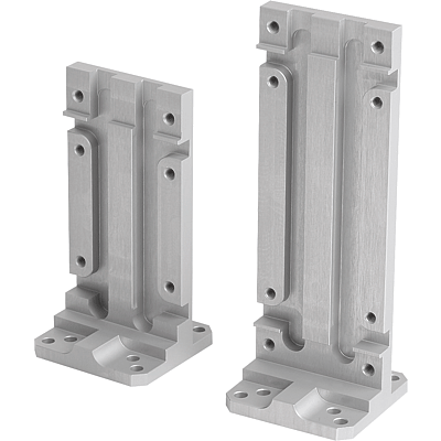 Mounting plates vertical