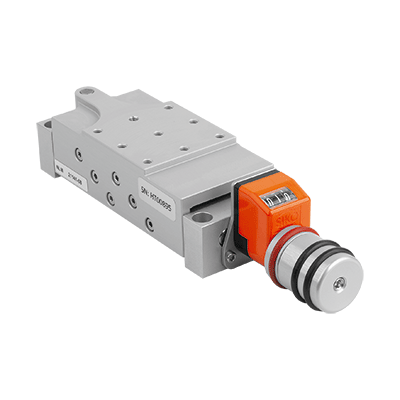 Vertical stages with mechanical position indicator