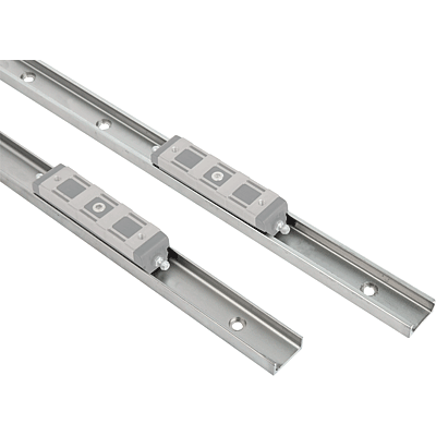 Roller guide rails