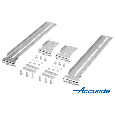 Escuadras de montaje de acero para carriles telescópicos