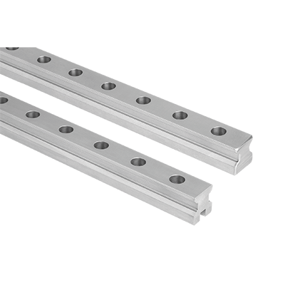 Linear guide rails straight