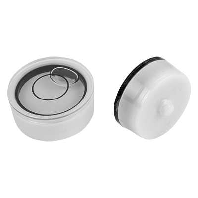 Cuerpo del nivel de burbuja circular de plástico