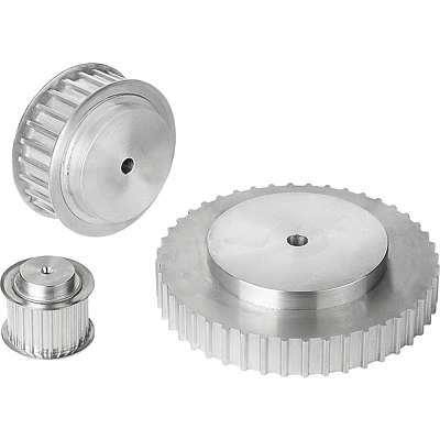 Bevel gears in steel, ratio 1:4 toothing milled, straight teeth, engagement  angle 20°