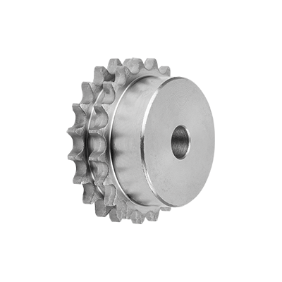 Piñones dobles 3/8" x 7/32" DIN ISO 606