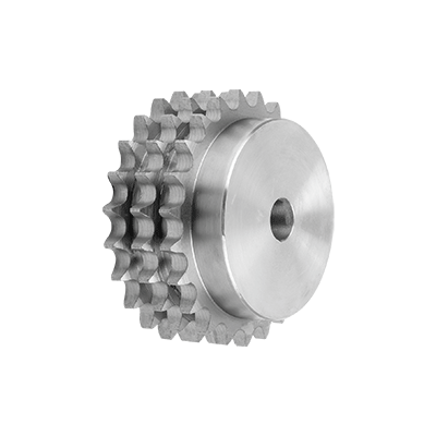 Piñones triples 3/8" x 7/32" DIN ISO 606