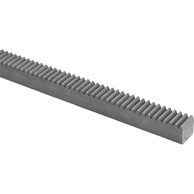 Gear racks stainless steel toothing milled, straight teeth, engagement angle 20°