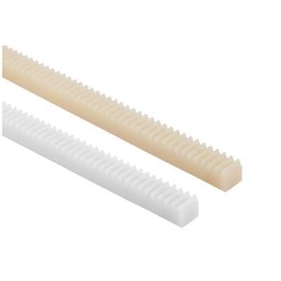 Cremalleras de plástico inyectadas, dentado recto, ángulo de presión de 20°