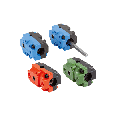 Reductores de engranajes cónicos con carcasa de plástico