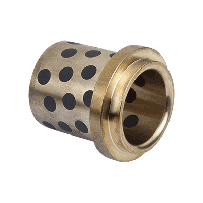 Guide bushes DIN 9834 / ISO 9448, bronze, maintenance-free with collar