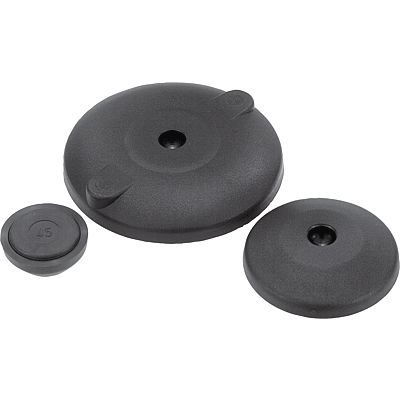 Teller für Gelenkfüße aus Kunststoff