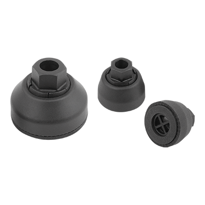 Teller für Gelenkfüße aus Kunststoff