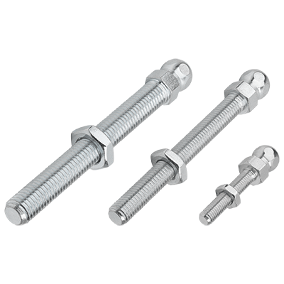 Broche pour pied articulé en acier ou Inox