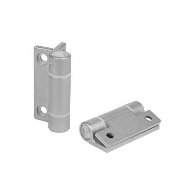 Spring hinges, stainless steel, 0.7 Nm