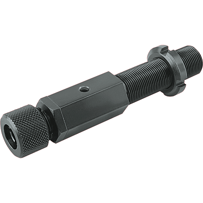 Supporto per comparatore, modello corto con filettatura