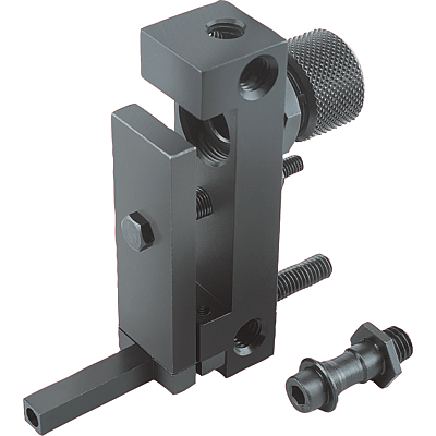 Supporto per comparatore girevole 90°, leva tastatrice con filettatura