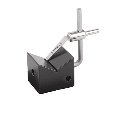 Vés en aluminium avec bride à lame ressort / bride pivotante