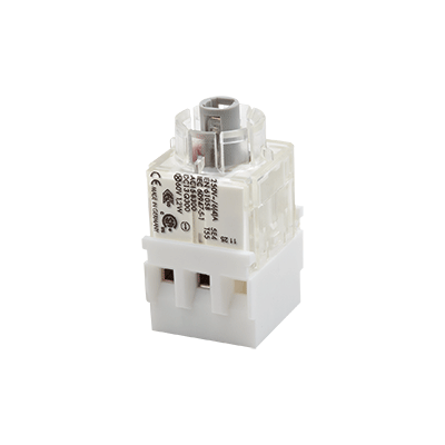 Elementos de contacto iluminables, racor roscado