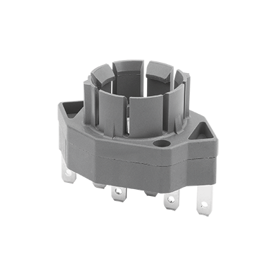 Elementos de contacto, conexión de conector plano, función de pulsación de tipo CT