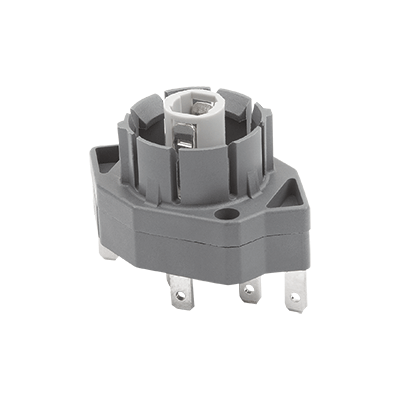 Elementos de contacto iluminables, conexión de conector plano, función de pulsación de tipo CT