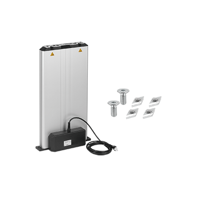 Lifting columns aluminium, electrically adjustable