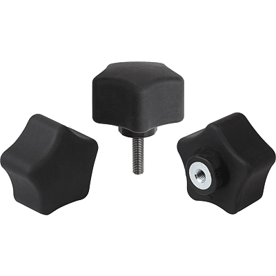 Bouton aster ergonomique