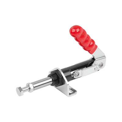 Push-pull toggle clamp with mounting bracket