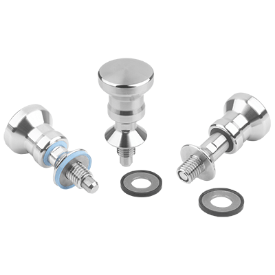 Spina di posizione con collare per rondelle di guarnizione Hygienic USIT®