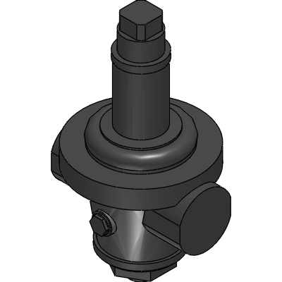 Officine Rigamonti Pressure reducing valve with diaphragm PN40 with compensation chamber and stainless steel seat Industrial Valves