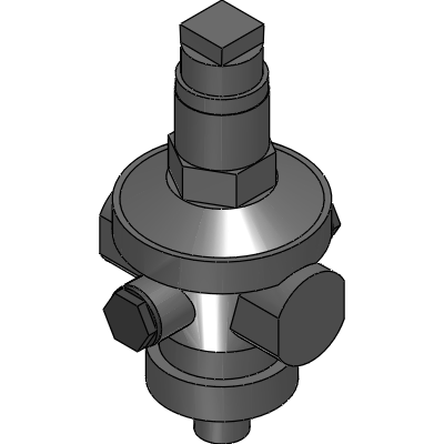 Officine Rigamonti Pressure reducing valve with diaphragm PN16 with compensation chamber and stainless steel seat Industrial Valves